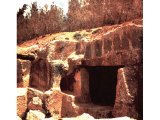 Rock-cut tomb near Jerusalem, used by Herod`s family.